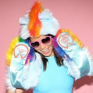 Collector's Edition Rainbow Dash SpiritHoods never worn with tags